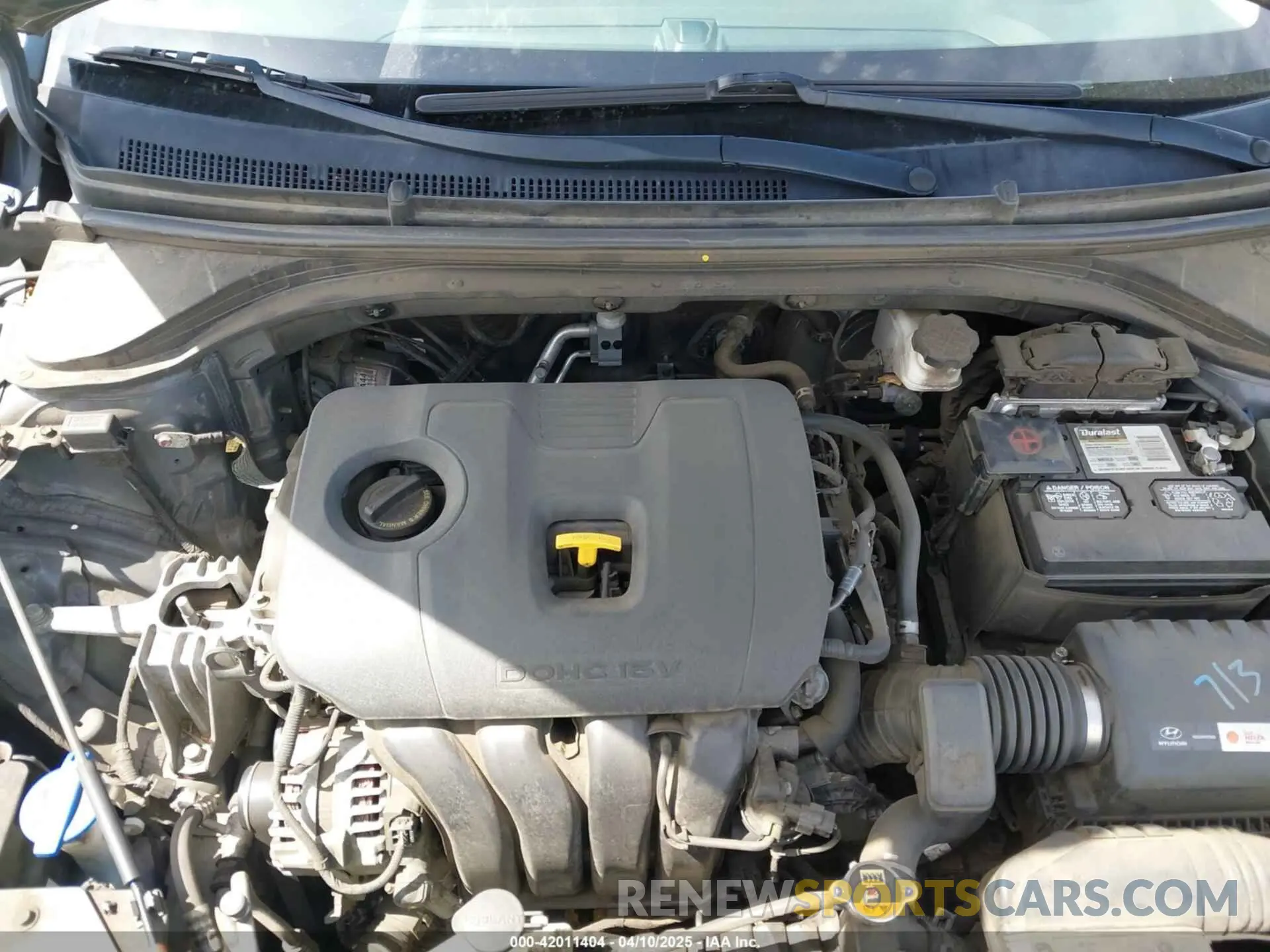 10 Photograph of a damaged car KMHD84LF5KU752284 HYUNDAI ELANTRA 2019