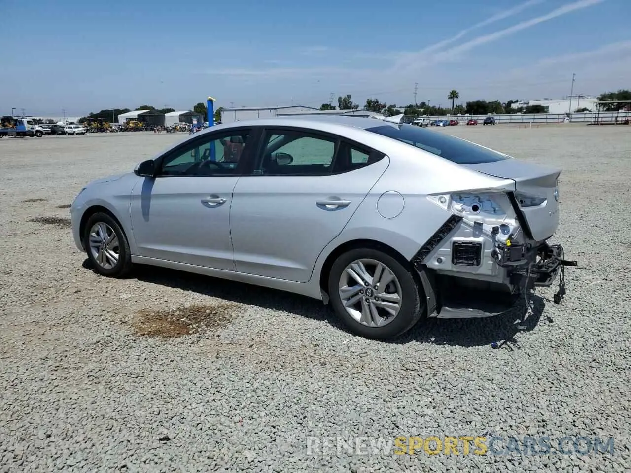 2 Photograph of a damaged car KMHD84LF5KU761860 HYUNDAI ELANTRA 2019
