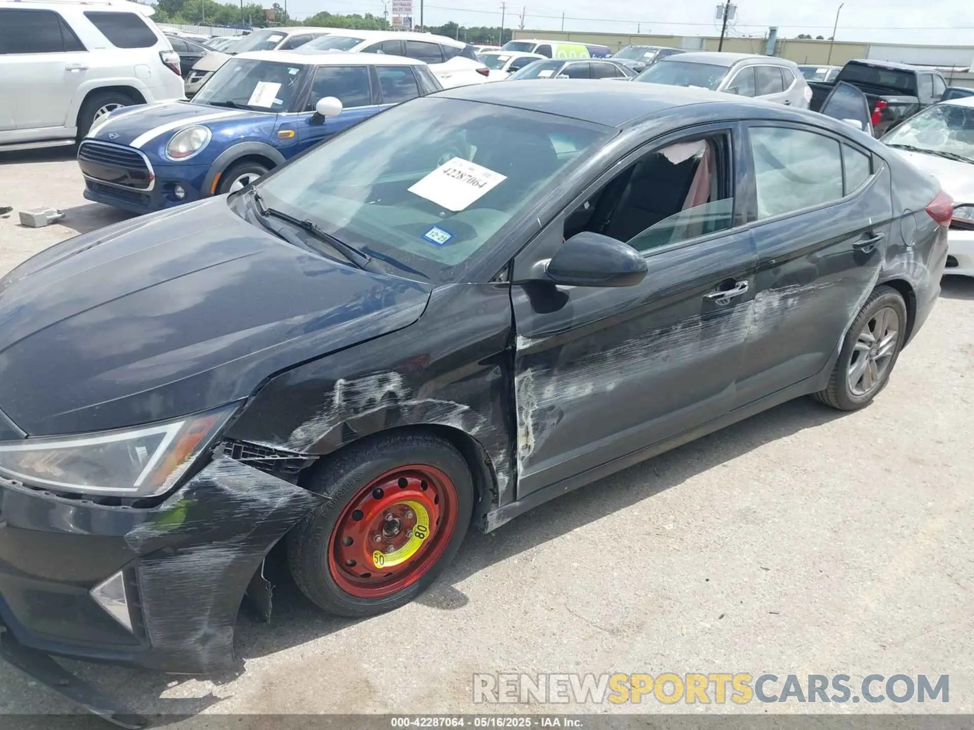 15 Photograph of a damaged car KMHD84LF5KU786869 HYUNDAI ELANTRA 2019