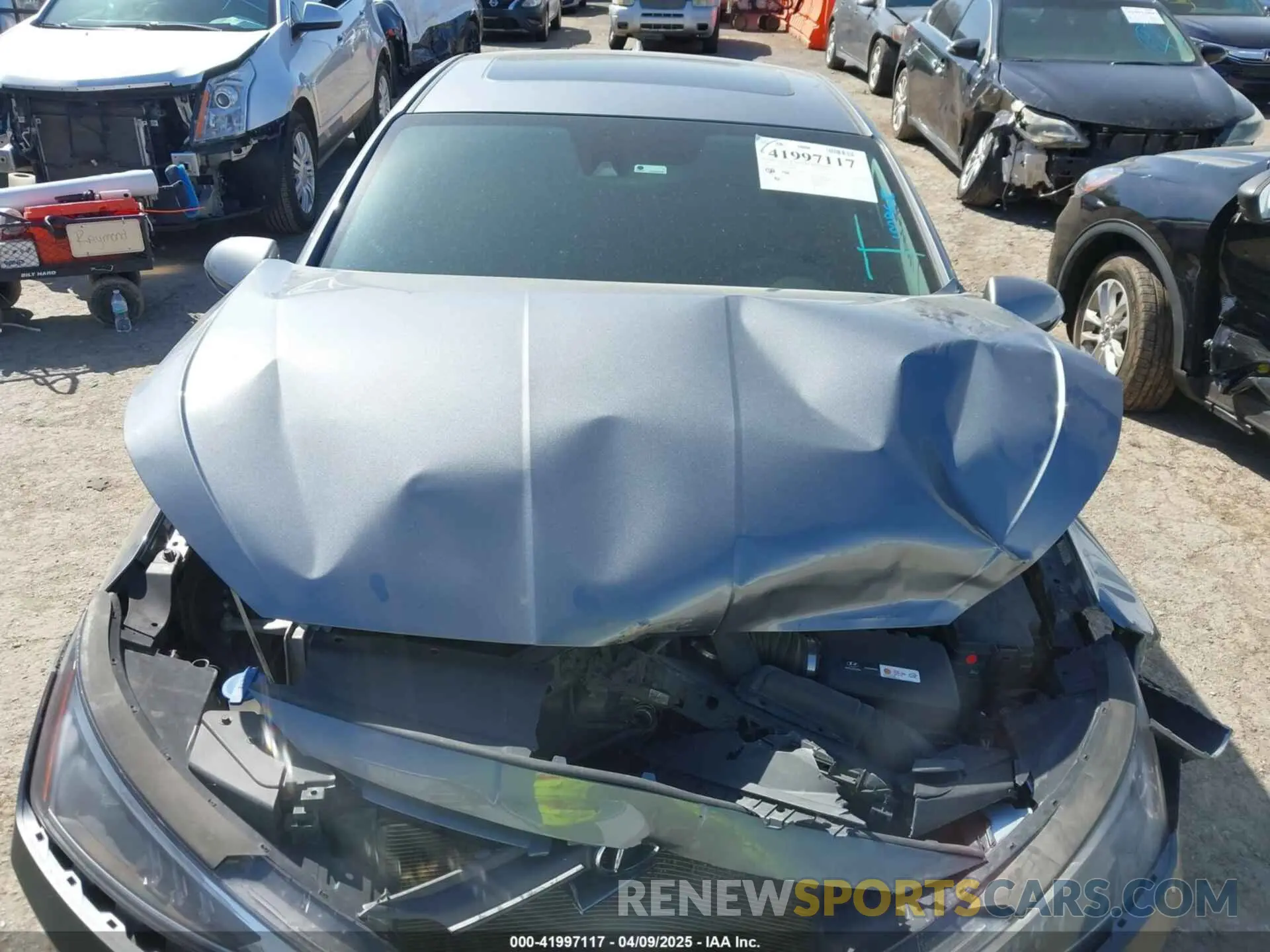6 Photograph of a damaged car KMHD84LF5KU826044 HYUNDAI ELANTRA 2019