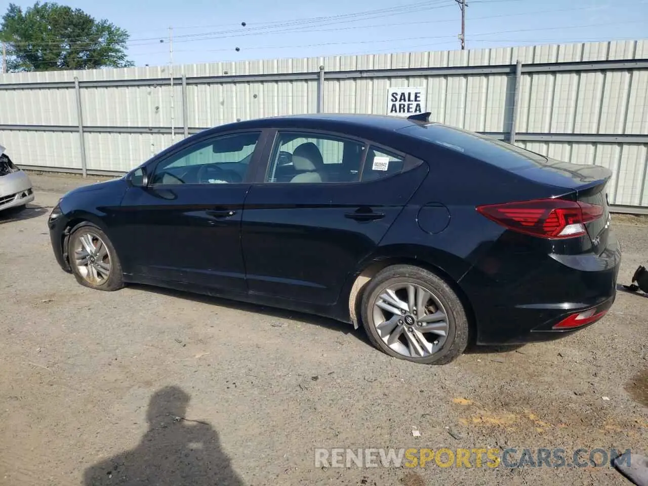 2 Photograph of a damaged car KMHD84LF5KU865667 HYUNDAI ELANTRA 2019