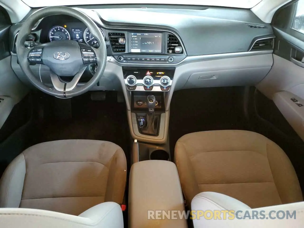 8 Photograph of a damaged car KMHD84LF6KU746140 HYUNDAI ELANTRA 2019