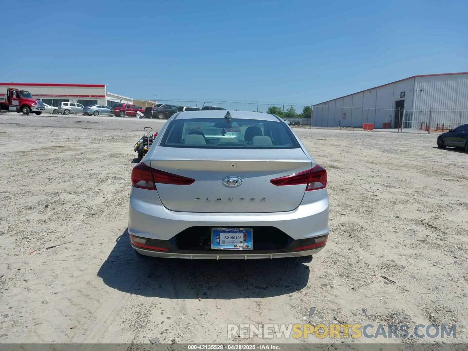 15 Photograph of a damaged car KMHD84LF6KU746655 HYUNDAI ELANTRA 2019