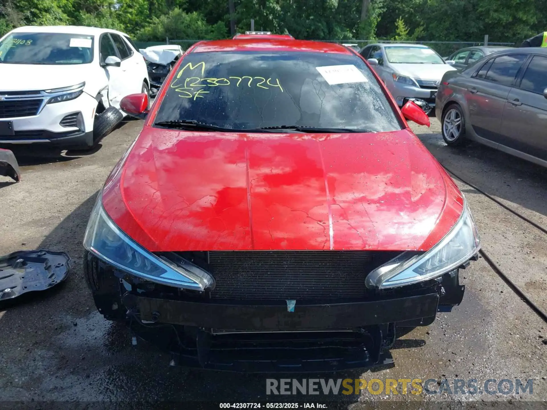 13 Photograph of a damaged car KMHD84LF6KU747420 HYUNDAI ELANTRA 2019