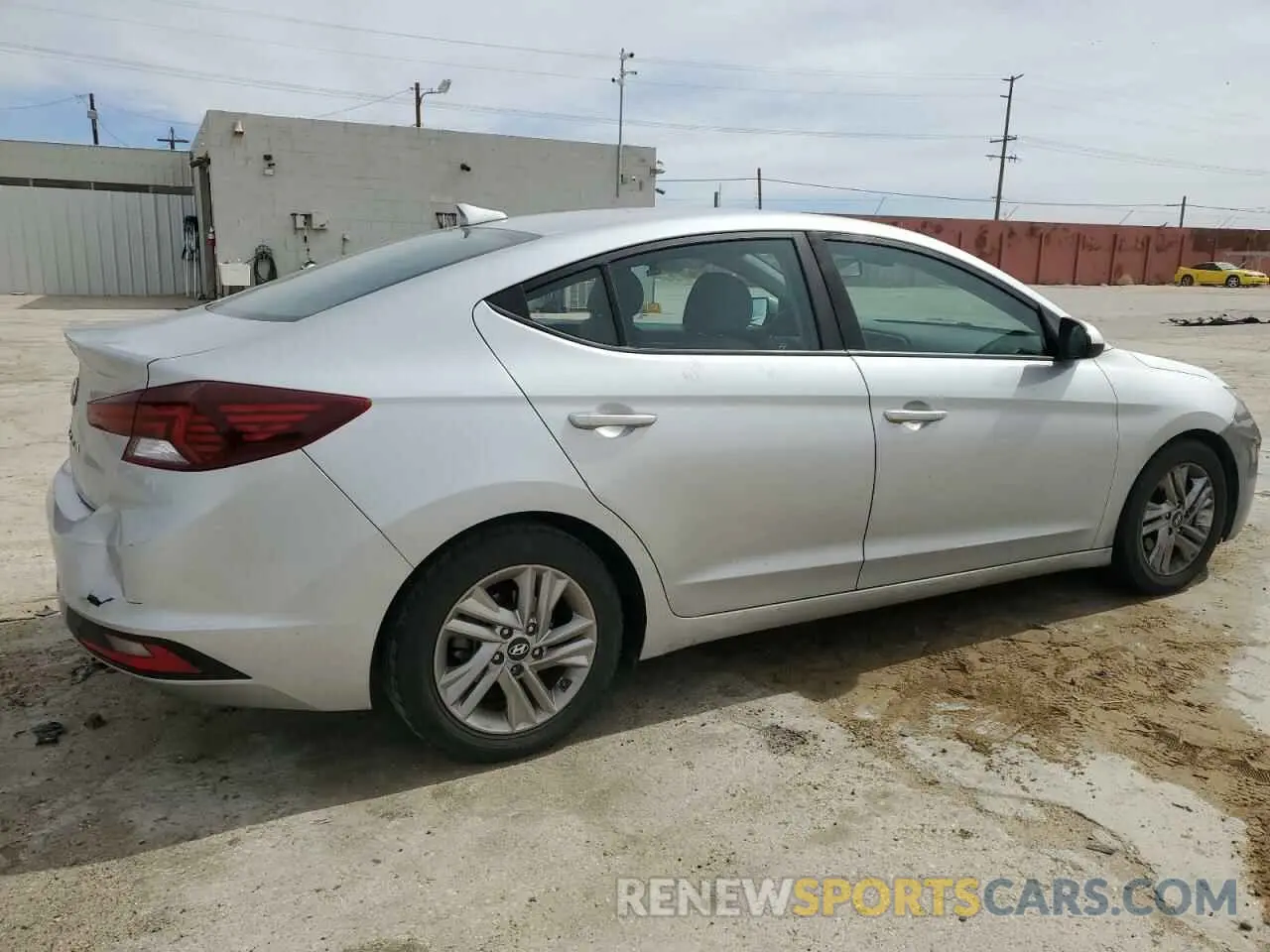 3 Photograph of a damaged car KMHD84LF6KU766419 HYUNDAI ELANTRA 2019