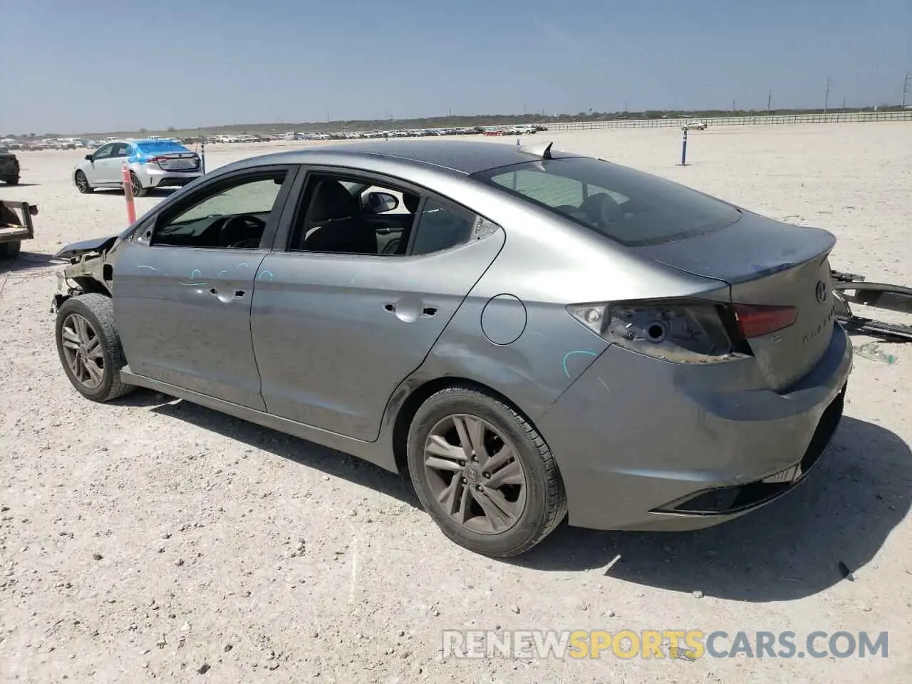 2 Photograph of a damaged car KMHD84LF6KU768851 HYUNDAI ELANTRA 2019