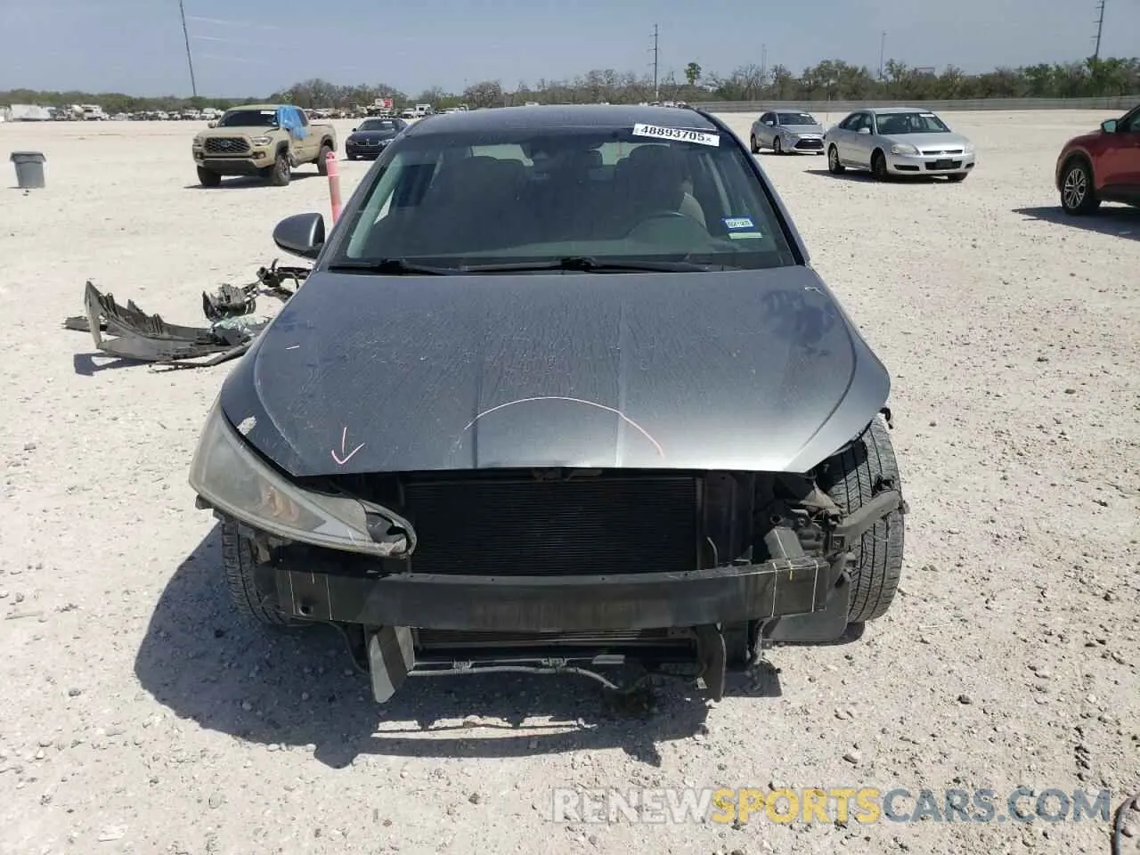5 Photograph of a damaged car KMHD84LF6KU768851 HYUNDAI ELANTRA 2019