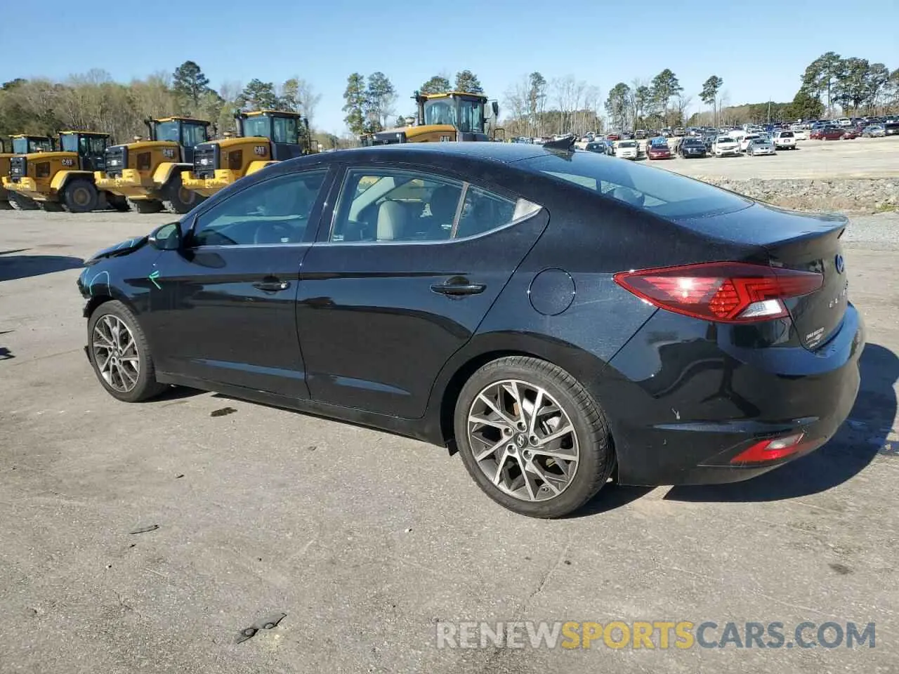 2 Photograph of a damaged car KMHD84LF6KU784077 HYUNDAI ELANTRA 2019