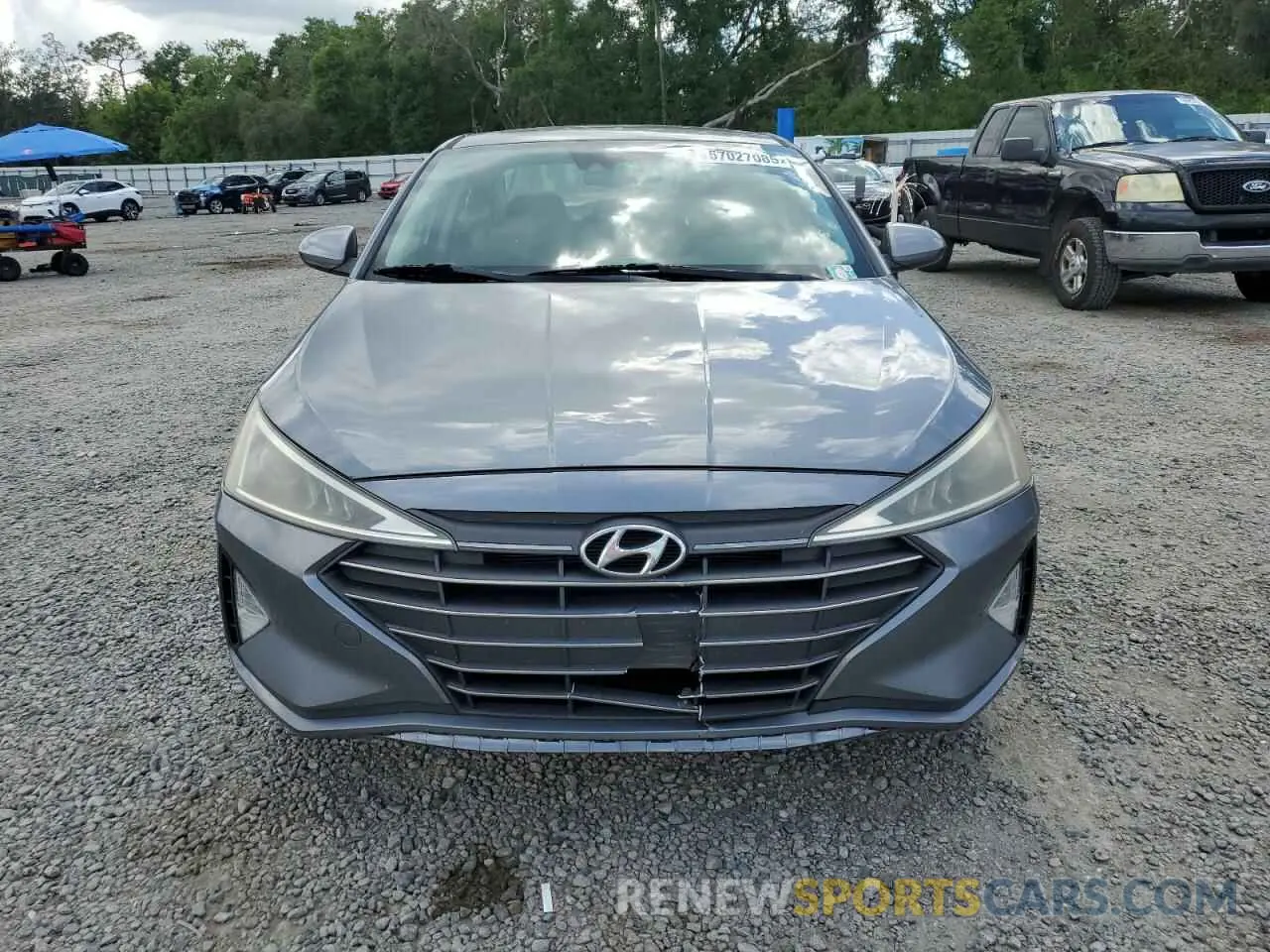 5 Photograph of a damaged car KMHD84LF6KU810127 HYUNDAI ELANTRA 2019