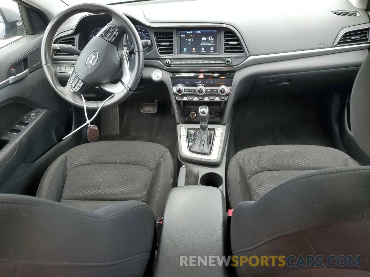 8 Photograph of a damaged car KMHD84LF6KU810127 HYUNDAI ELANTRA 2019