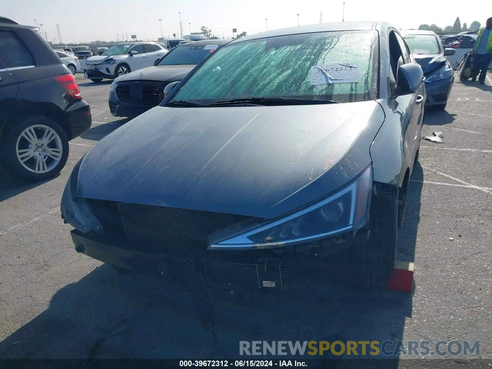 12 Photograph of a damaged car KMHD84LF6KU814856 HYUNDAI ELANTRA 2019