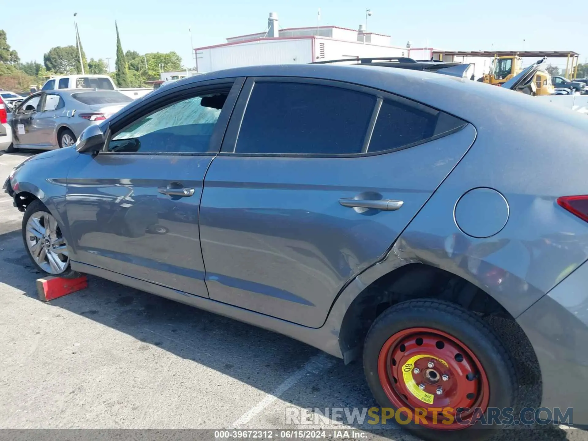 14 Photograph of a damaged car KMHD84LF6KU814856 HYUNDAI ELANTRA 2019