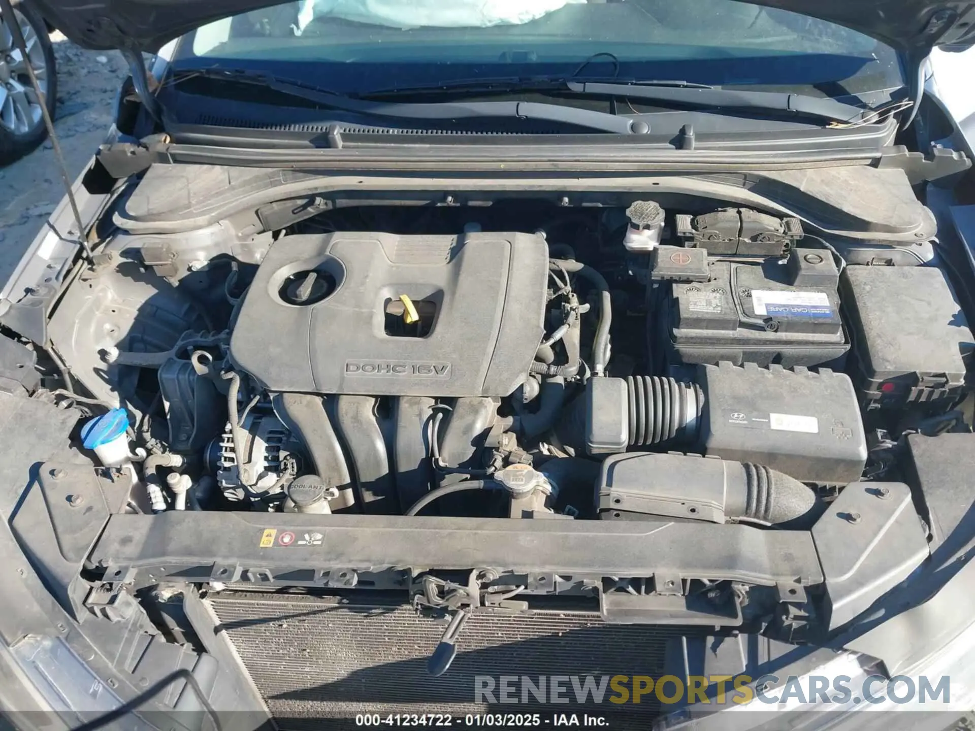 10 Photograph of a damaged car KMHD84LF6KU830703 HYUNDAI ELANTRA 2019