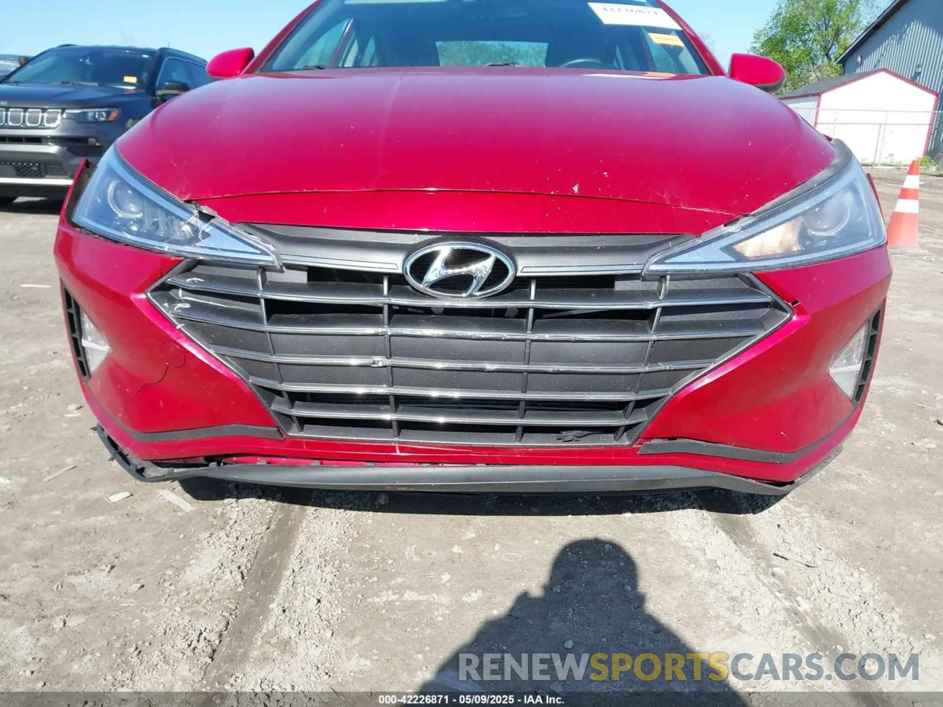 6 Photograph of a damaged car KMHD84LF7KU744526 HYUNDAI ELANTRA 2019