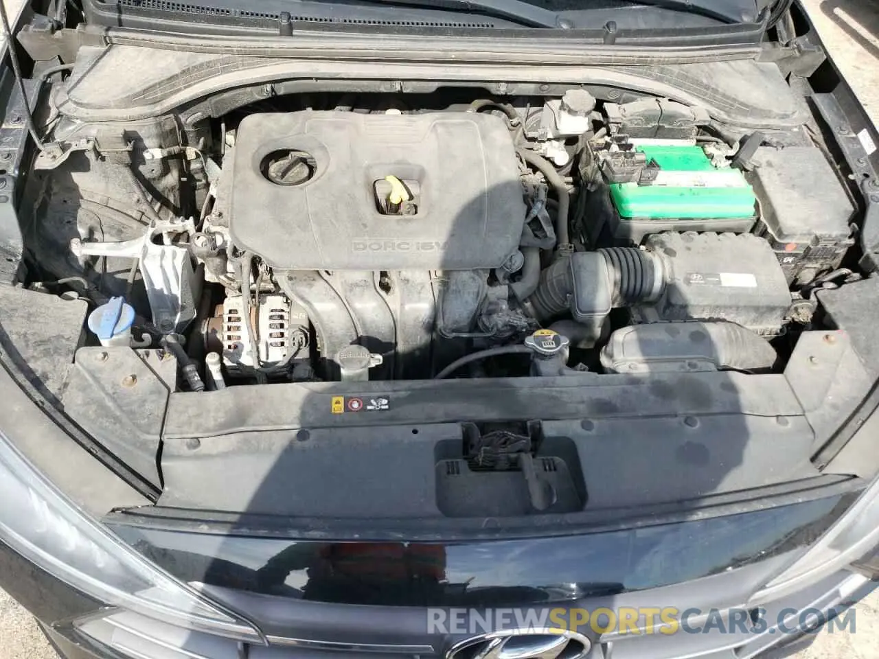 11 Photograph of a damaged car KMHD84LF7KU746308 HYUNDAI ELANTRA 2019
