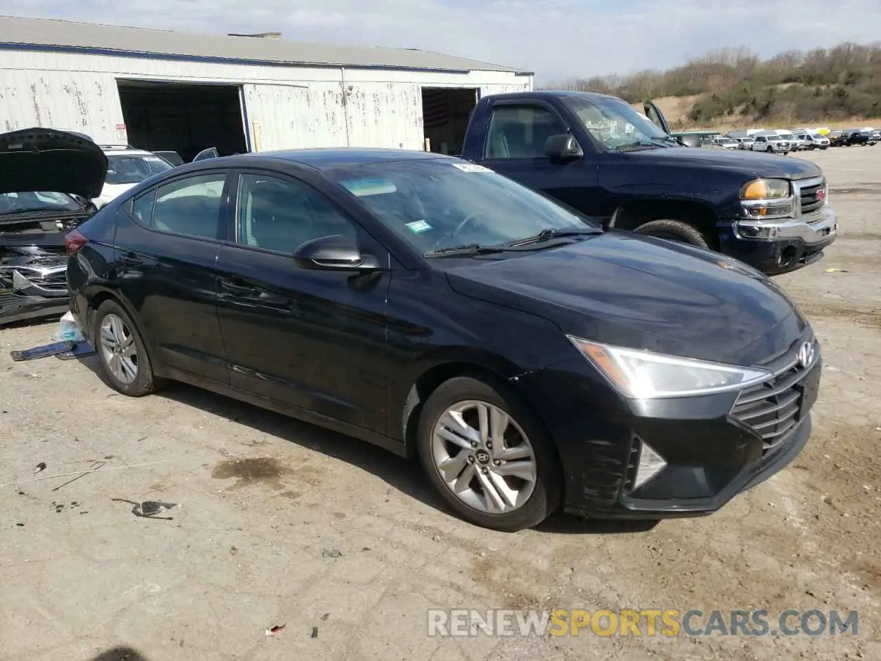 4 Photograph of a damaged car KMHD84LF7KU746308 HYUNDAI ELANTRA 2019