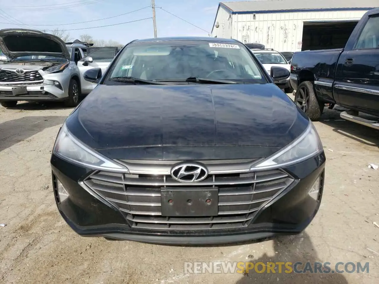 5 Photograph of a damaged car KMHD84LF7KU746308 HYUNDAI ELANTRA 2019
