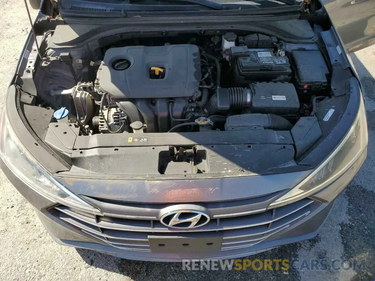 11 Photograph of a damaged car KMHD84LF7KU750553 HYUNDAI ELANTRA 2019