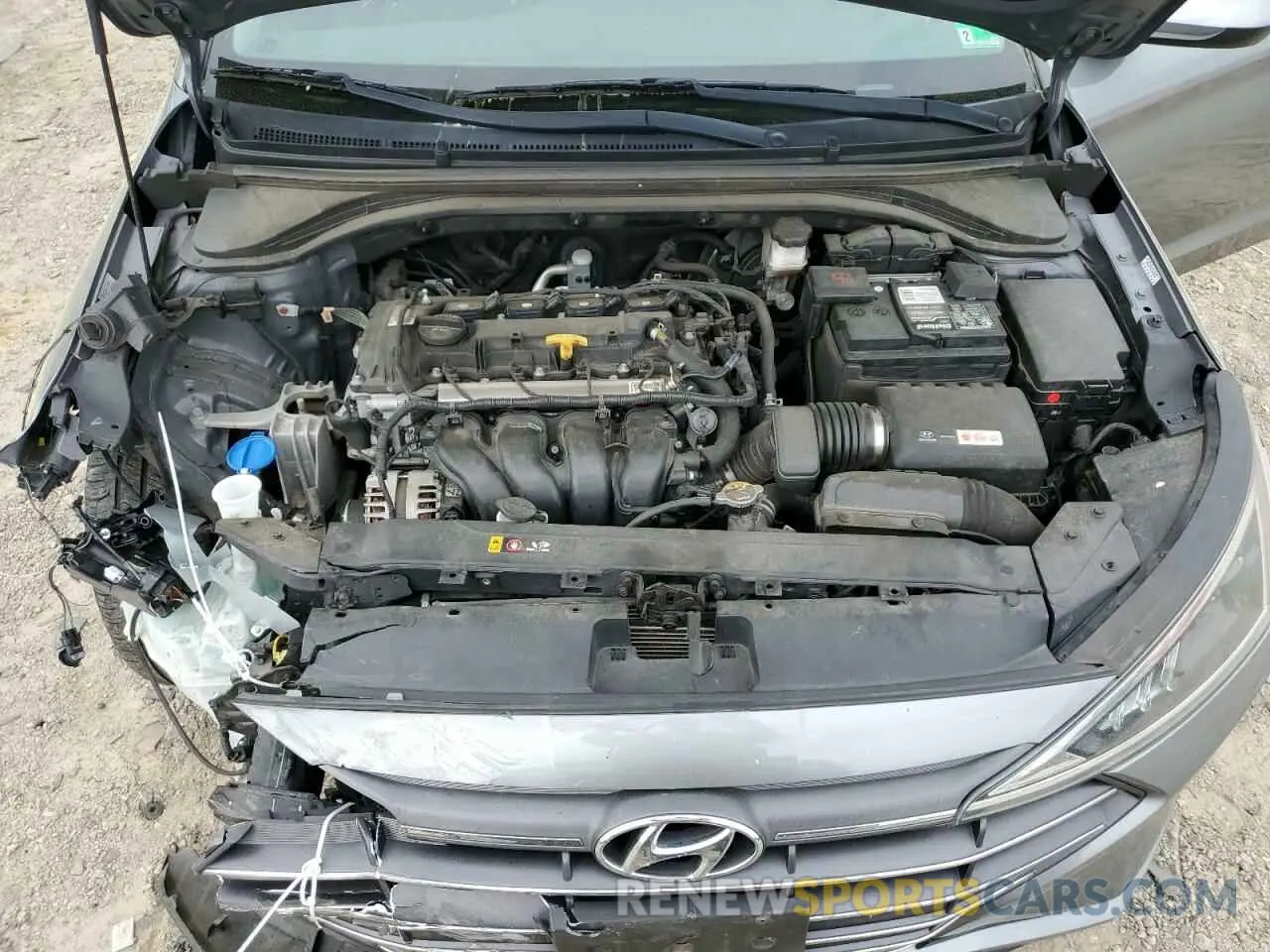 11 Photograph of a damaged car KMHD84LF7KU779759 HYUNDAI ELANTRA 2019