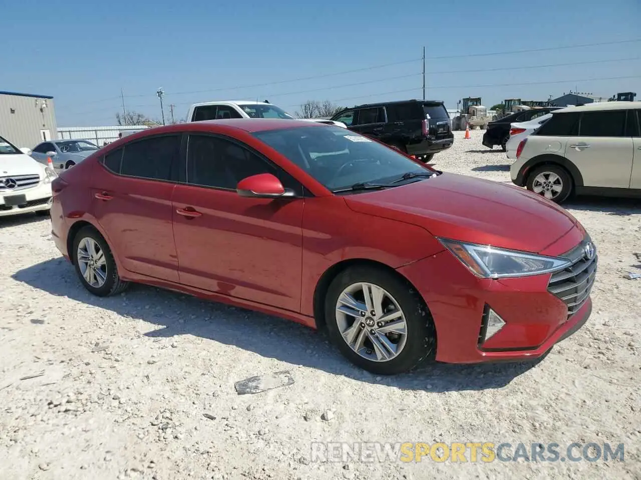 4 Photograph of a damaged car KMHD84LF7KU797792 HYUNDAI ELANTRA 2019