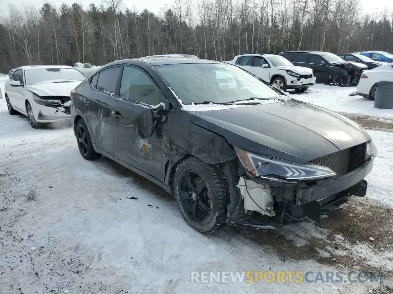 4 Photograph of a damaged car KMHD84LF7KU800884 HYUNDAI ELANTRA 2019