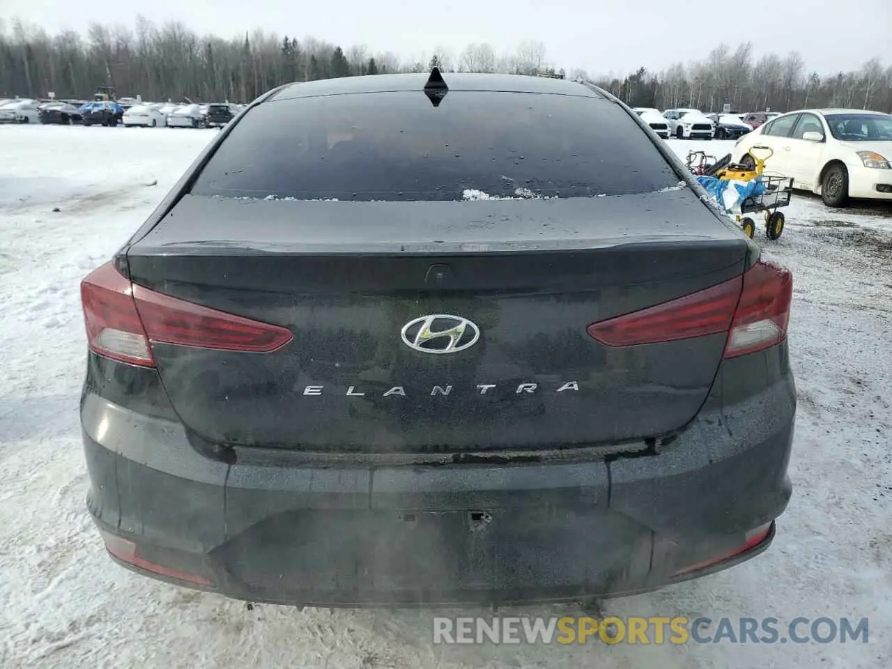 6 Photograph of a damaged car KMHD84LF7KU800884 HYUNDAI ELANTRA 2019