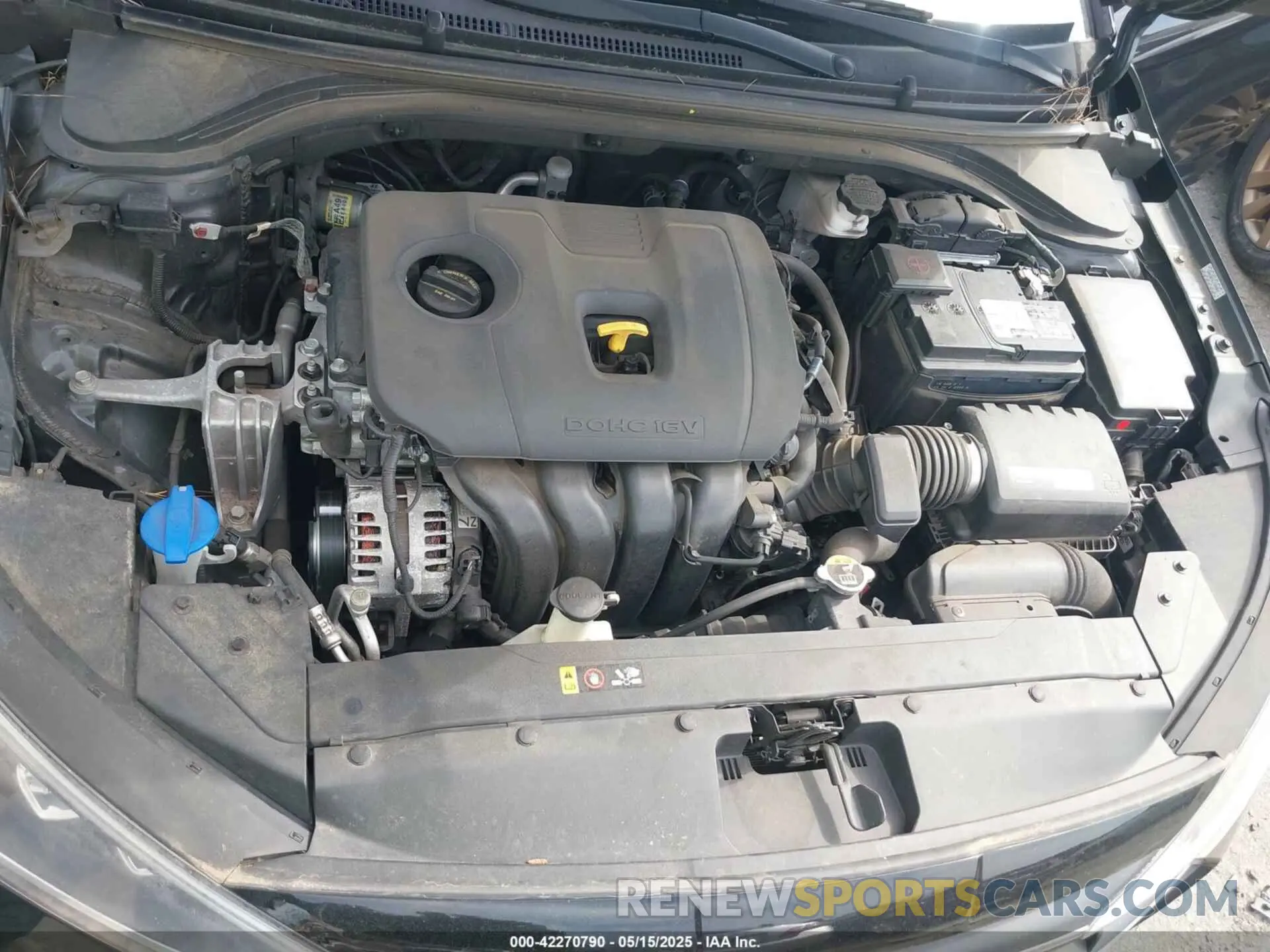 10 Photograph of a damaged car KMHD84LF7KU859465 HYUNDAI ELANTRA 2019