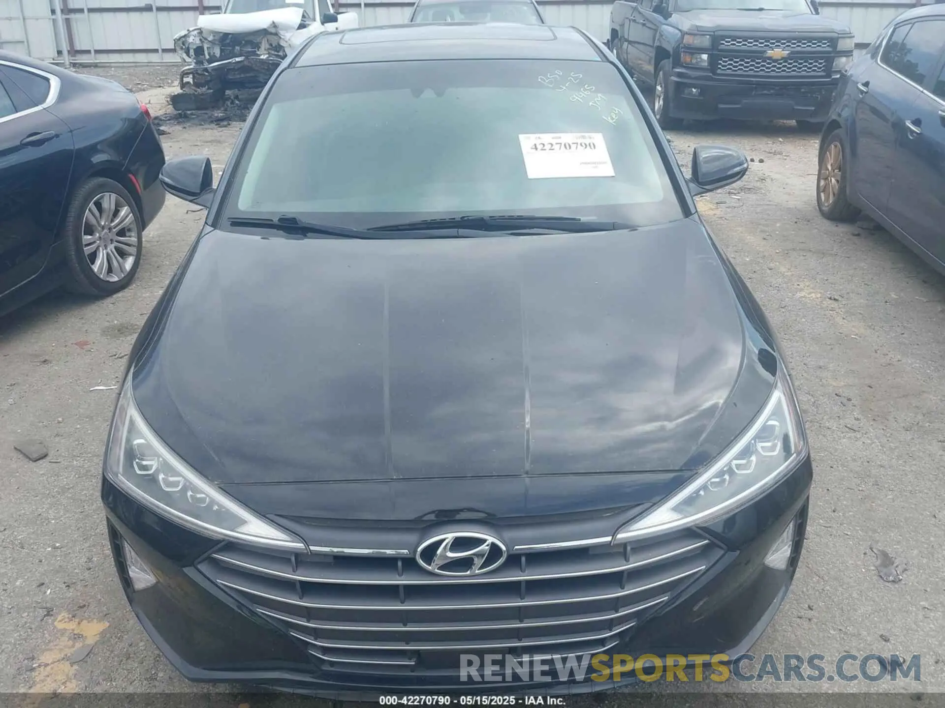 12 Photograph of a damaged car KMHD84LF7KU859465 HYUNDAI ELANTRA 2019