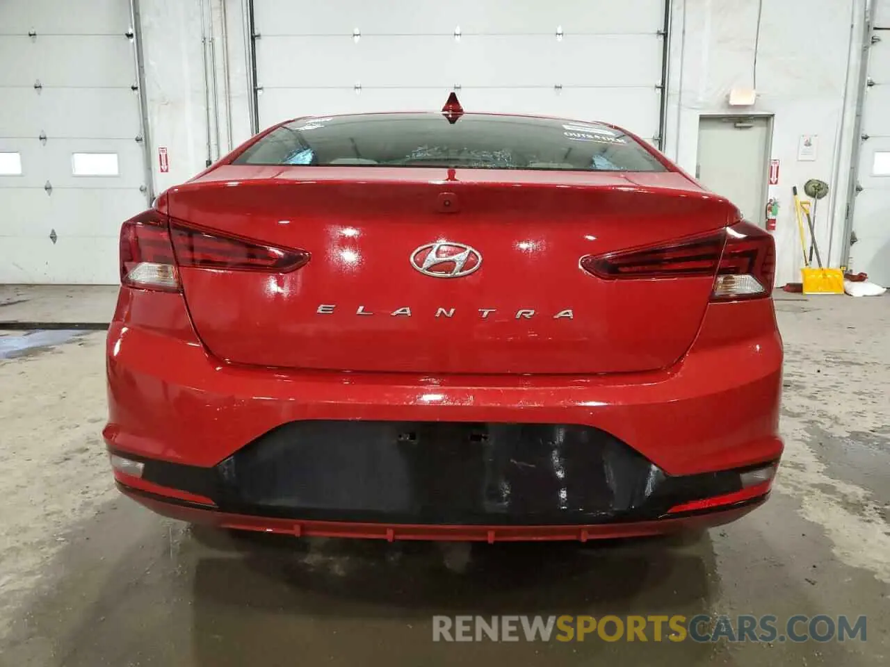 6 Photograph of a damaged car KMHD84LF7KU859840 HYUNDAI ELANTRA 2019