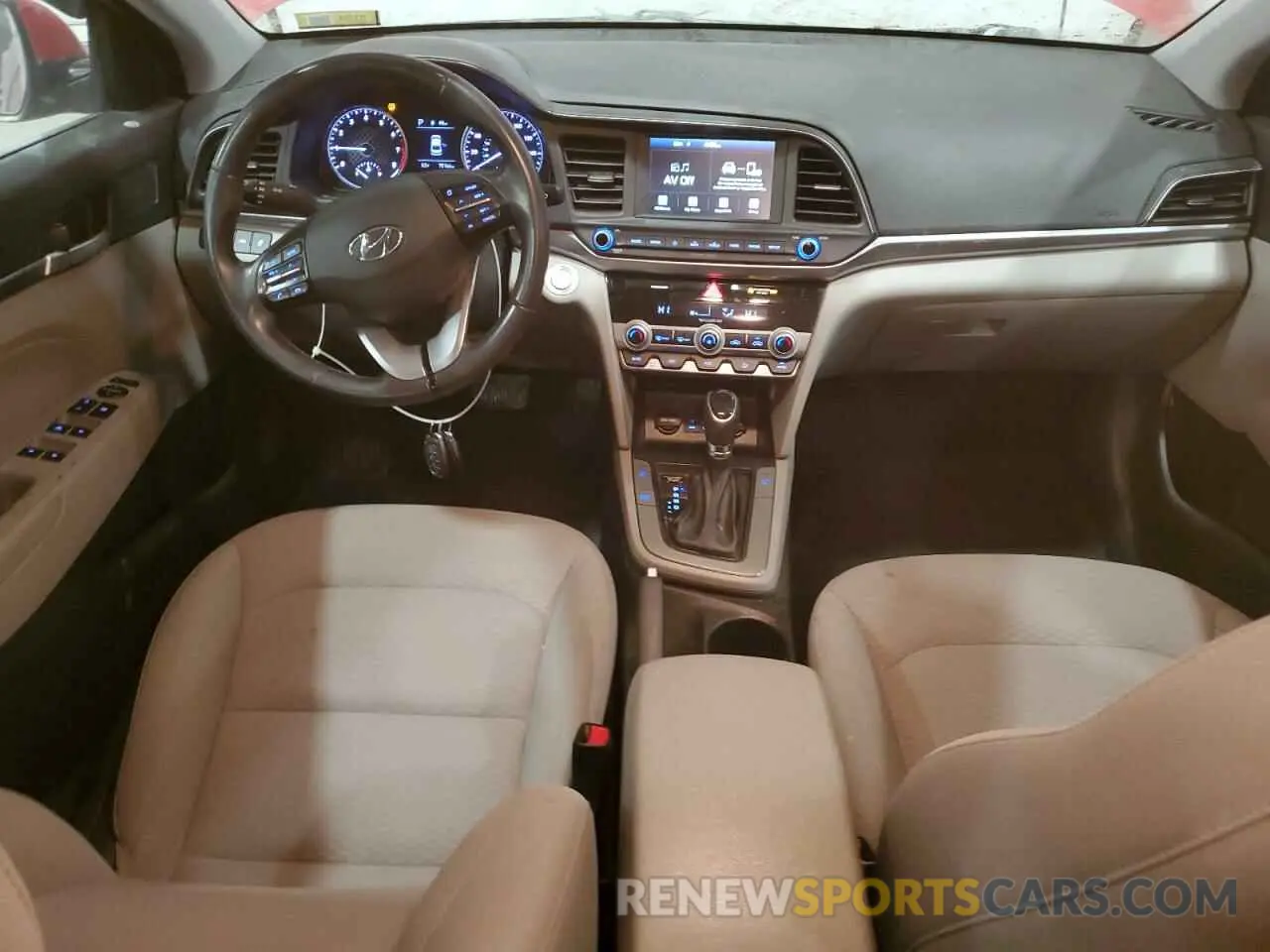 8 Photograph of a damaged car KMHD84LF7KU859840 HYUNDAI ELANTRA 2019