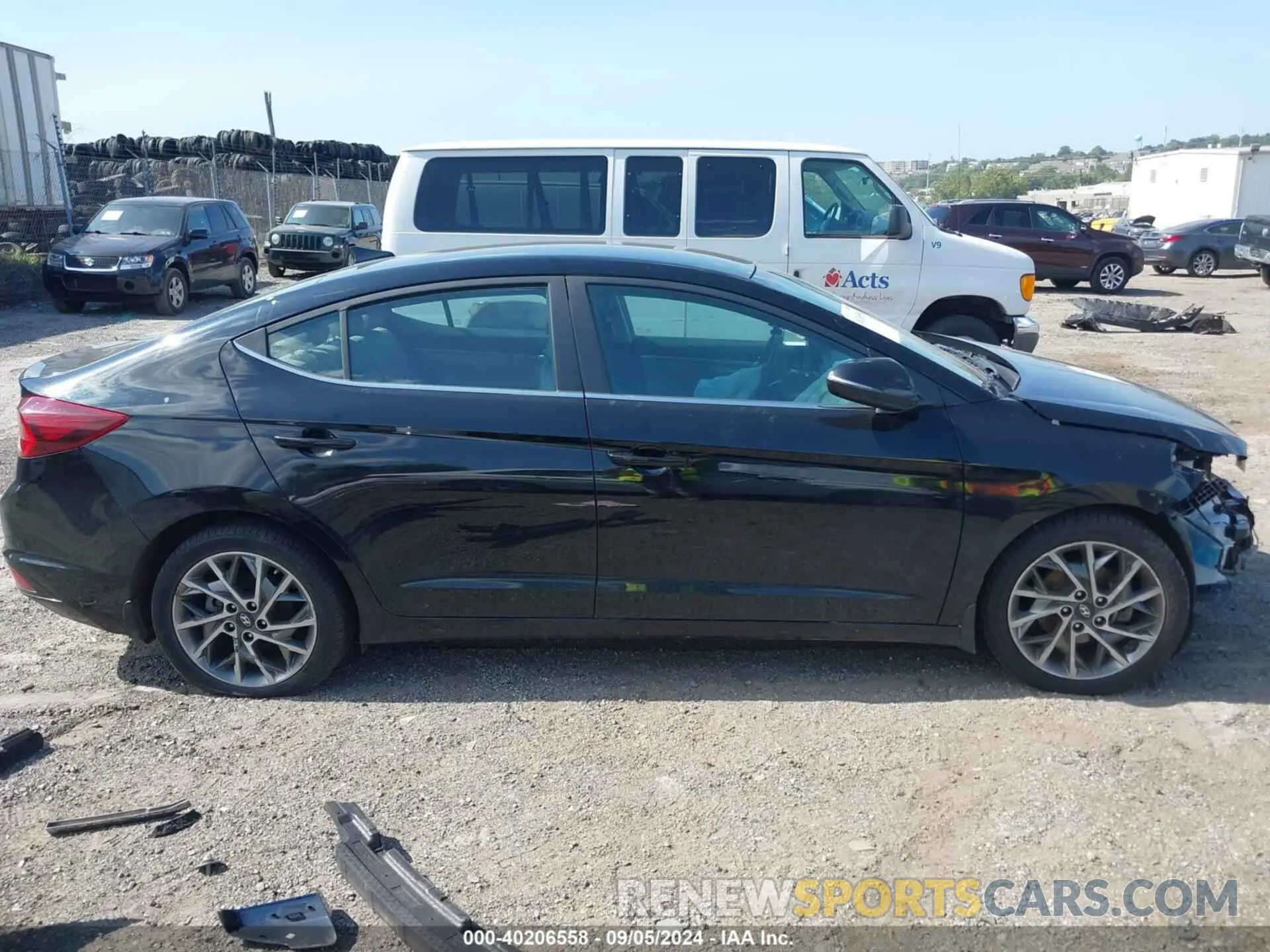 14 Photograph of a damaged car KMHD84LF7KU862253 HYUNDAI ELANTRA 2019