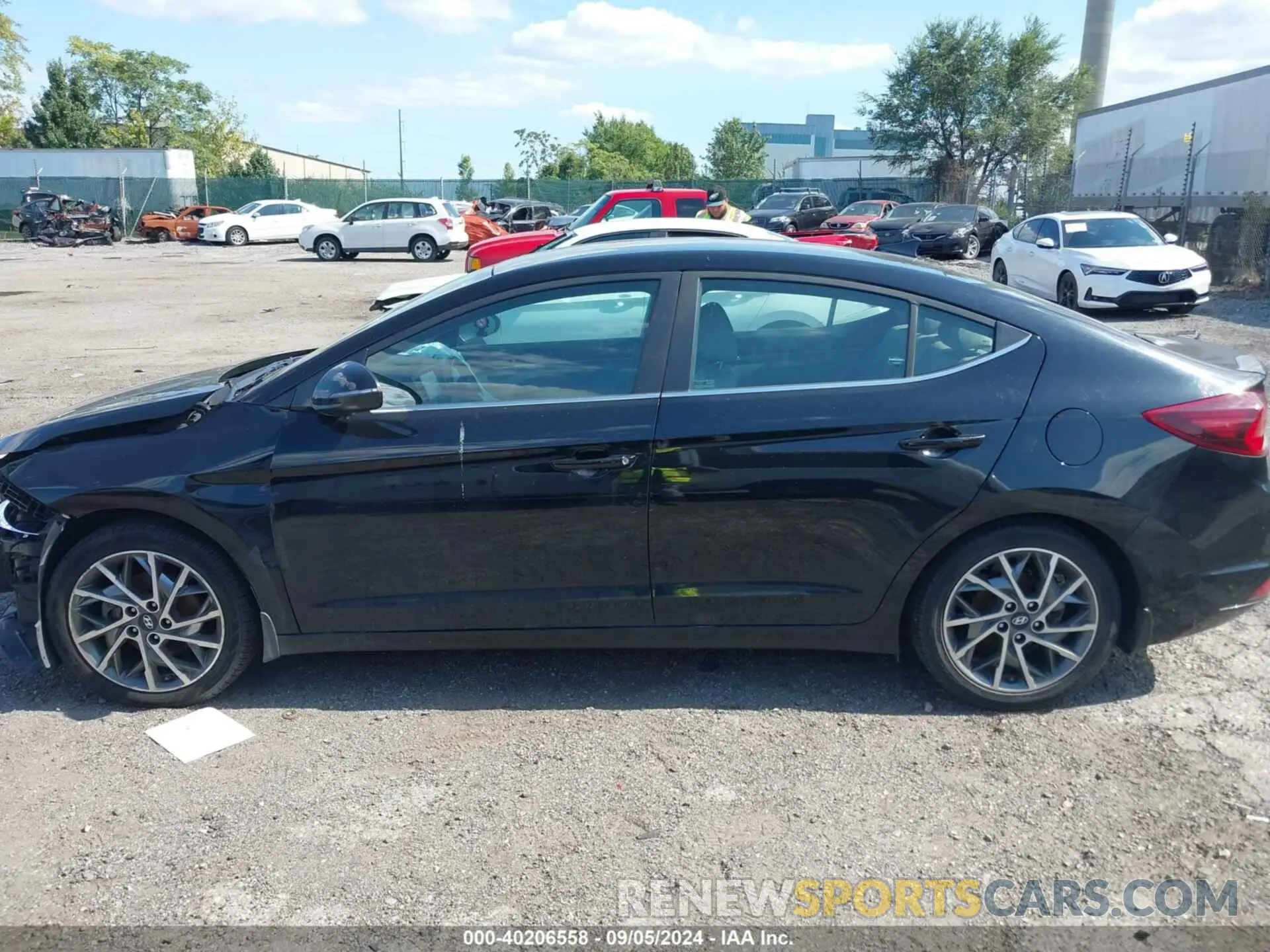 15 Photograph of a damaged car KMHD84LF7KU862253 HYUNDAI ELANTRA 2019