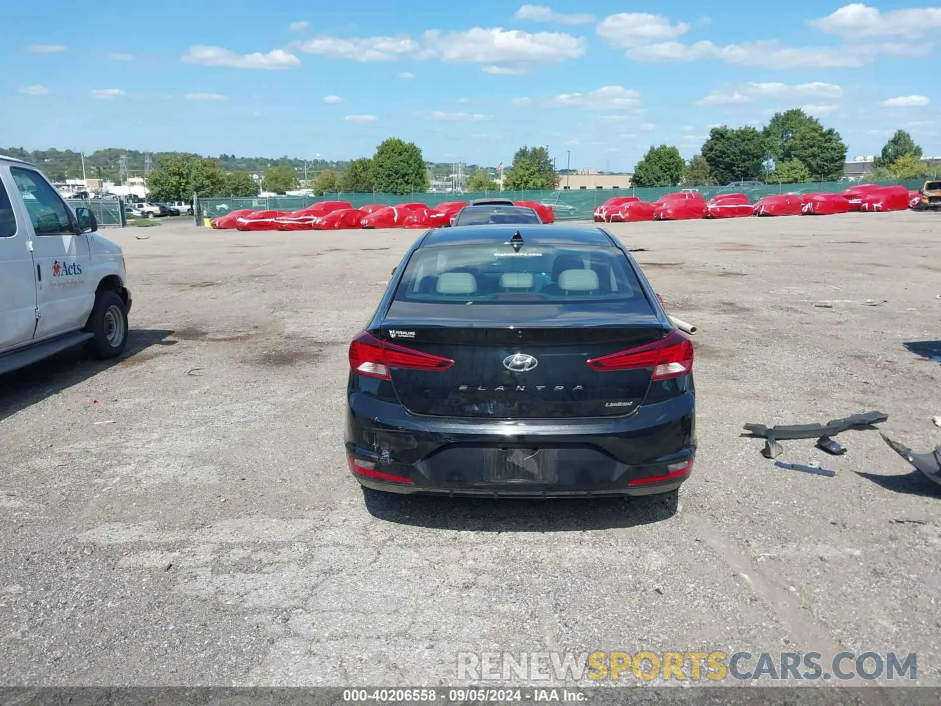 17 Photograph of a damaged car KMHD84LF7KU862253 HYUNDAI ELANTRA 2019