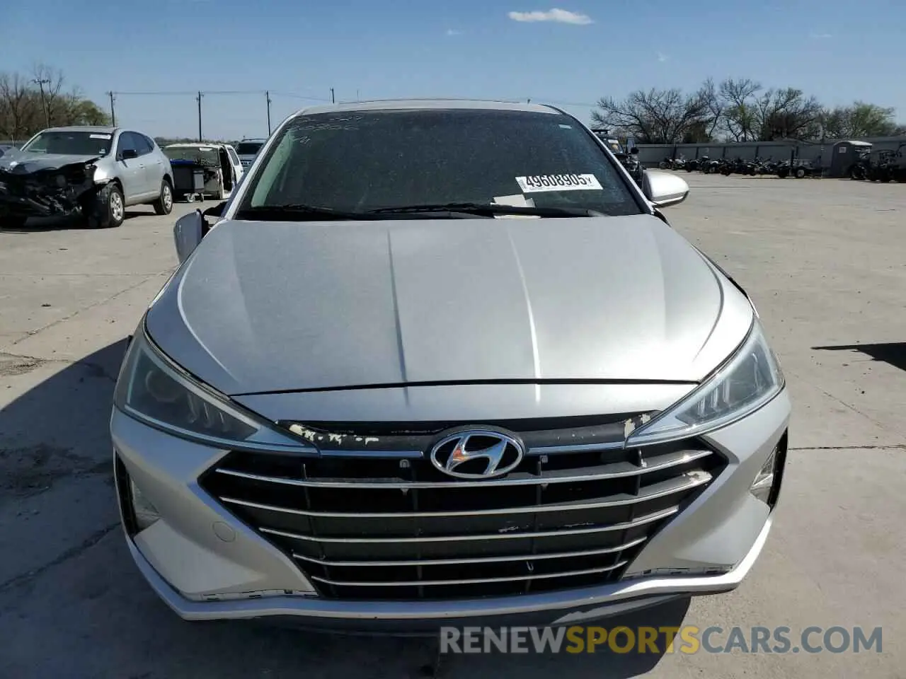 5 Photograph of a damaged car KMHD84LF8KU786798 HYUNDAI ELANTRA 2019