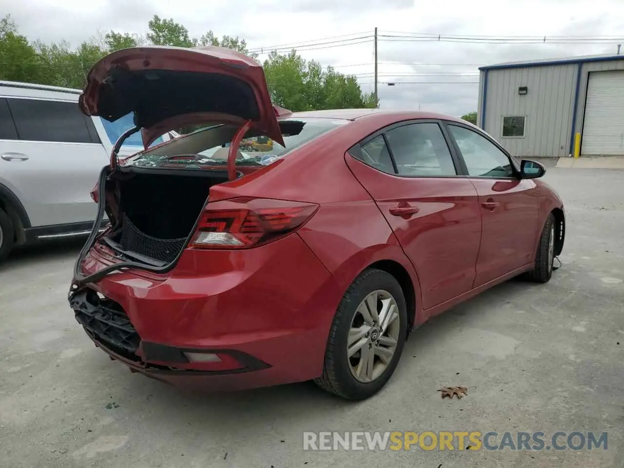 3 Photograph of a damaged car KMHD84LF8KU788972 HYUNDAI ELANTRA 2019