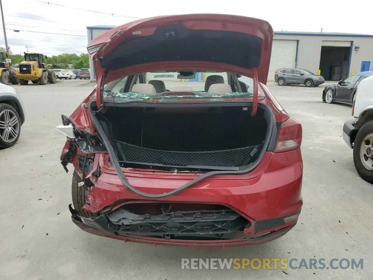 6 Photograph of a damaged car KMHD84LF8KU788972 HYUNDAI ELANTRA 2019