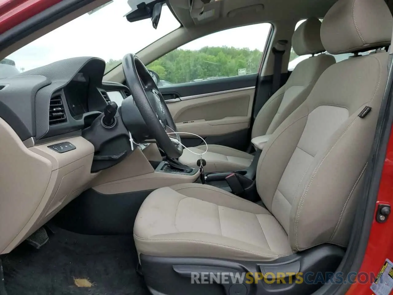 7 Photograph of a damaged car KMHD84LF8KU788972 HYUNDAI ELANTRA 2019