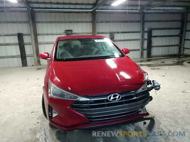 10 Photograph of a damaged car KMHD84LF8KU809660 HYUNDAI ELANTRA 2019