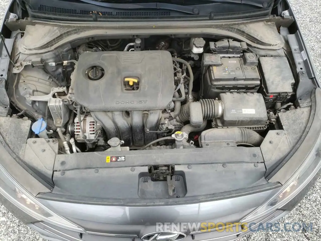11 Photograph of a damaged car KMHD84LF8KU810047 HYUNDAI ELANTRA 2019