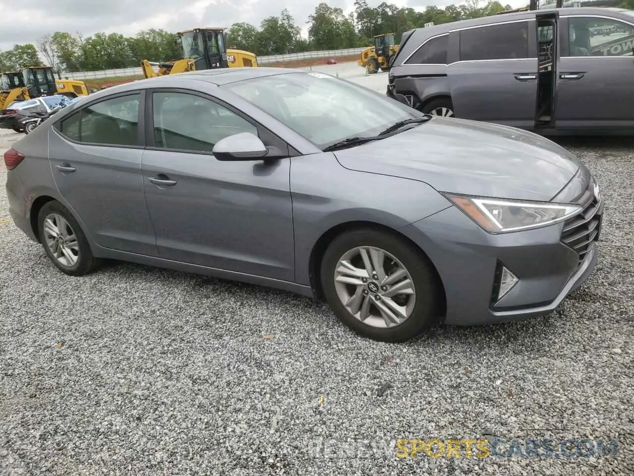 4 Photograph of a damaged car KMHD84LF8KU810047 HYUNDAI ELANTRA 2019