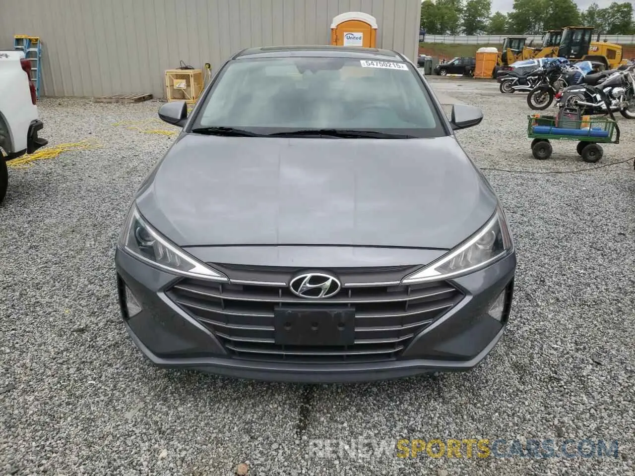 5 Photograph of a damaged car KMHD84LF8KU810047 HYUNDAI ELANTRA 2019