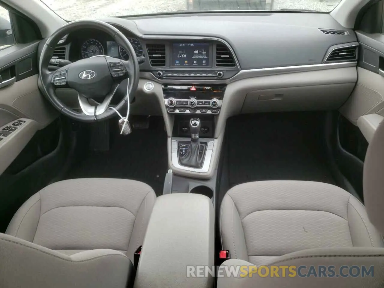 8 Photograph of a damaged car KMHD84LF8KU810047 HYUNDAI ELANTRA 2019