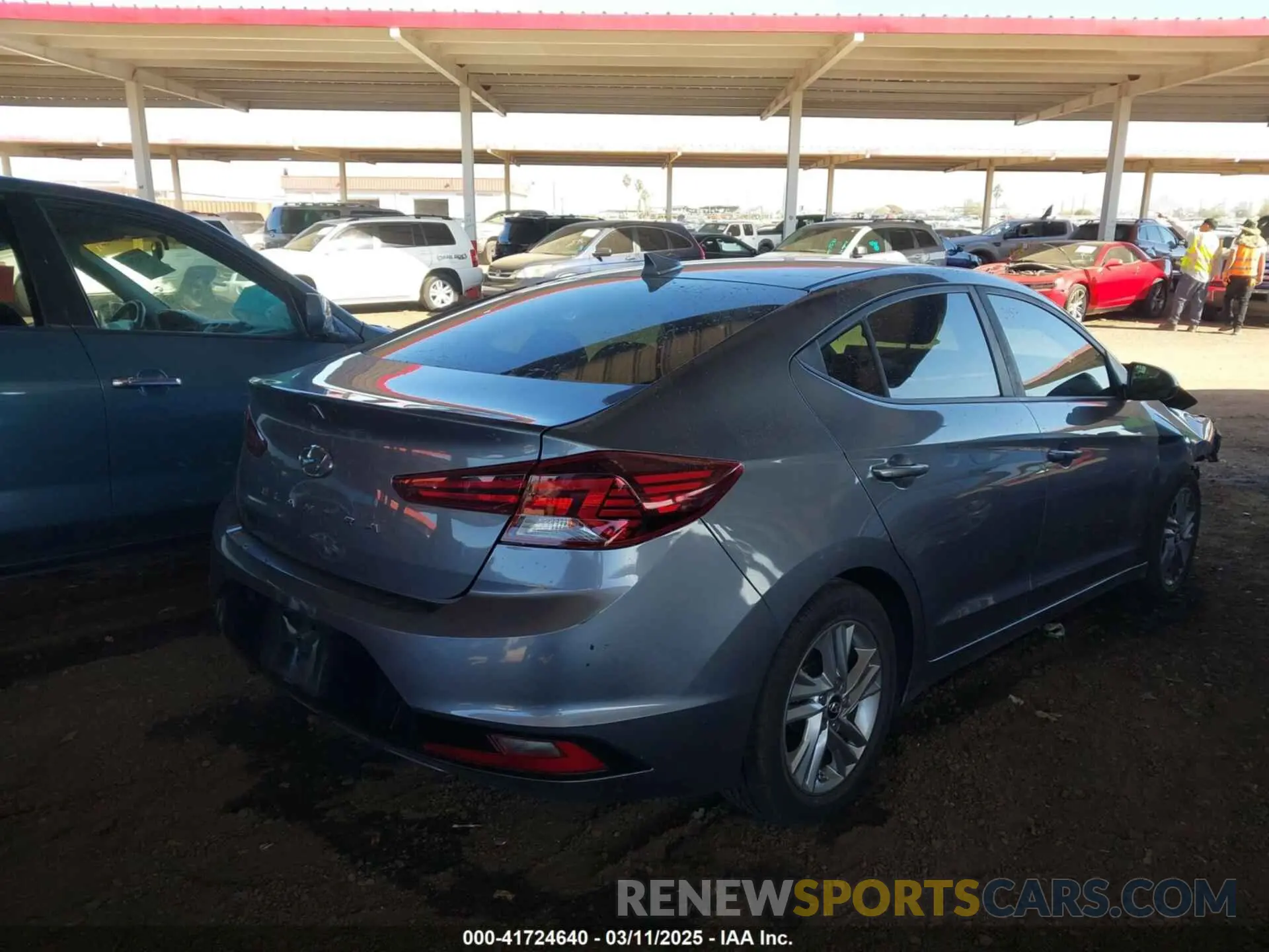 4 Photograph of a damaged car KMHD84LF8KU816835 HYUNDAI ELANTRA 2019