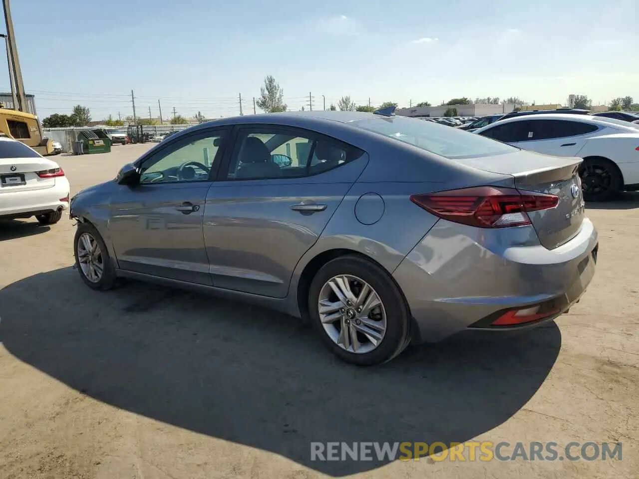 2 Photograph of a damaged car KMHD84LF8KU823736 HYUNDAI ELANTRA 2019