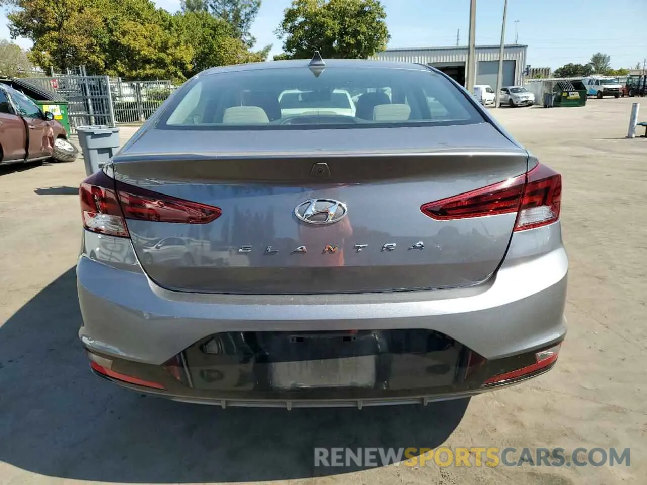 6 Photograph of a damaged car KMHD84LF8KU823736 HYUNDAI ELANTRA 2019