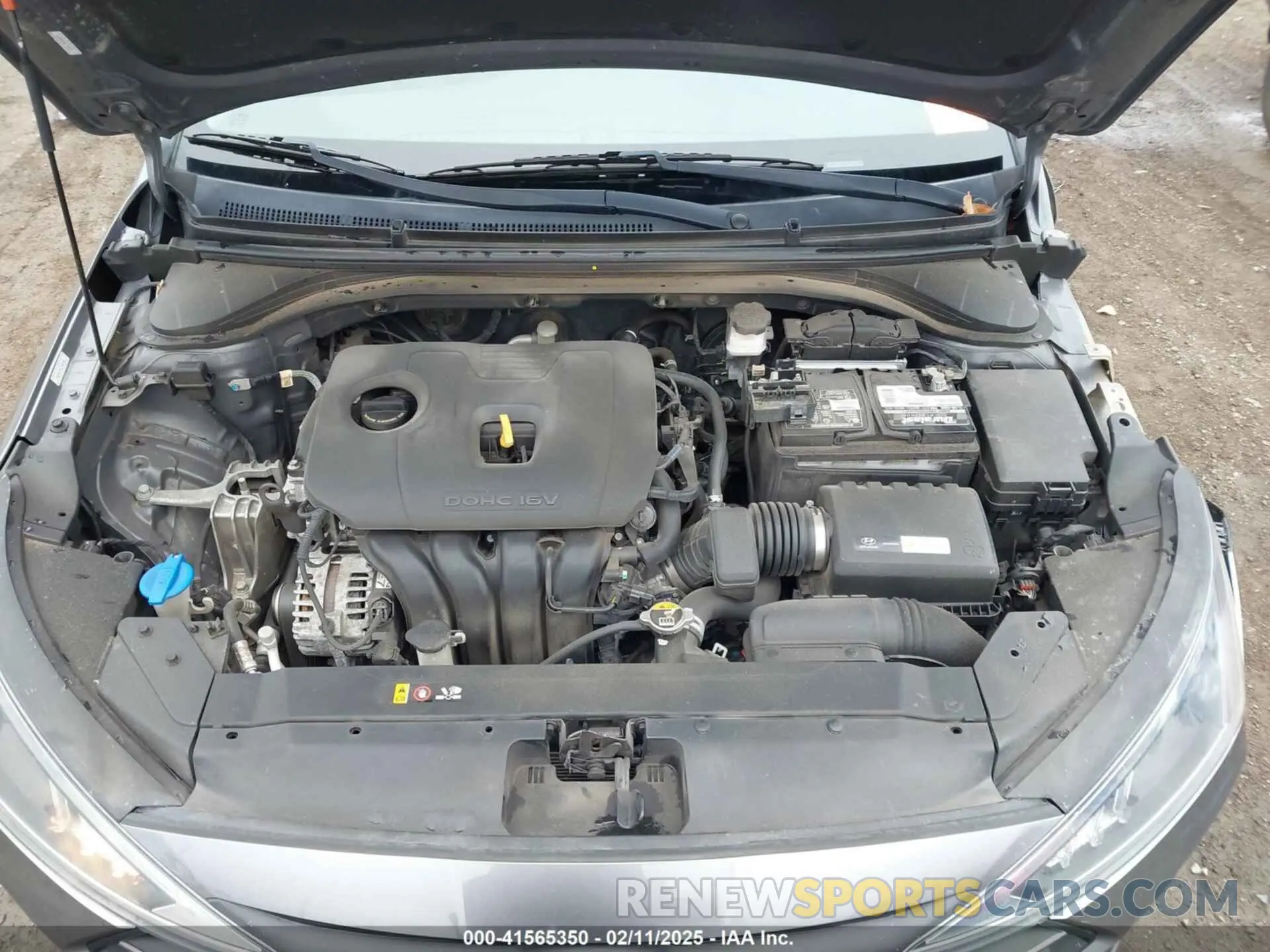 10 Photograph of a damaged car KMHD84LF8KU833554 HYUNDAI ELANTRA 2019