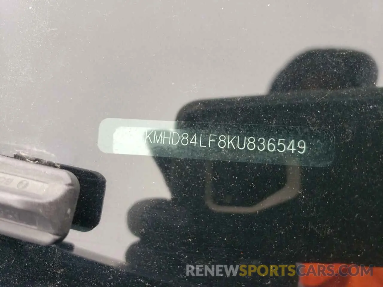 12 Photograph of a damaged car KMHD84LF8KU836549 HYUNDAI ELANTRA 2019