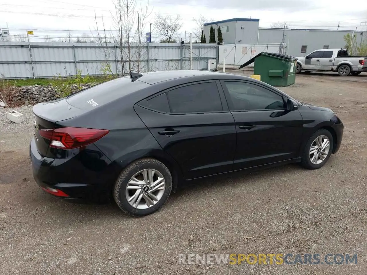3 Photograph of a damaged car KMHD84LF8KU836549 HYUNDAI ELANTRA 2019