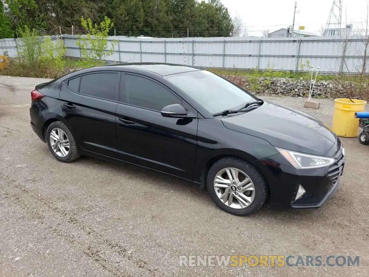 4 Photograph of a damaged car KMHD84LF8KU836549 HYUNDAI ELANTRA 2019