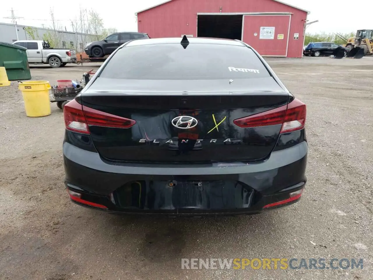 6 Photograph of a damaged car KMHD84LF8KU836549 HYUNDAI ELANTRA 2019